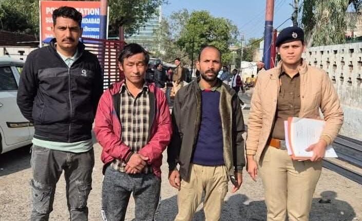 Surajkund police team arrested two accused in the case of rape of a 12-year-old minor girl