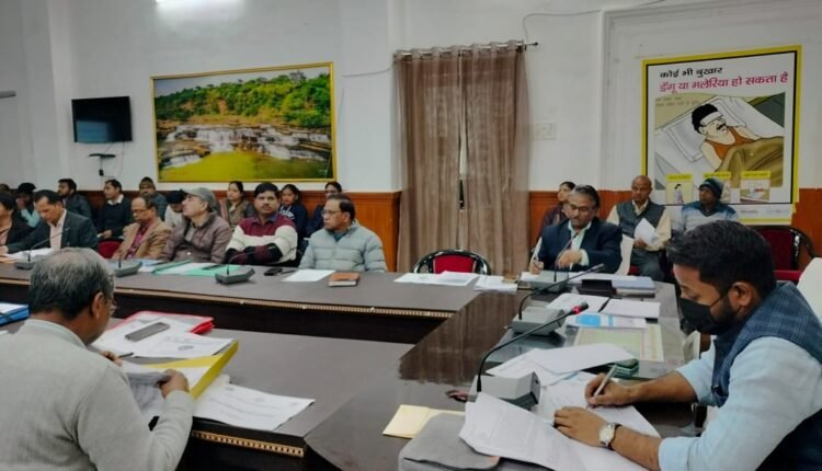 Chief Development Officer reviewed the progress of health schemes by holding a meeting of the District Health Committee
