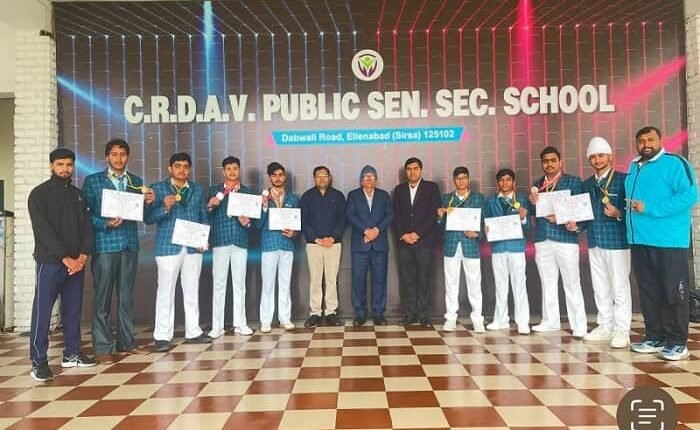 C.R.D.A.V. School players won second place in national level Drop Robol