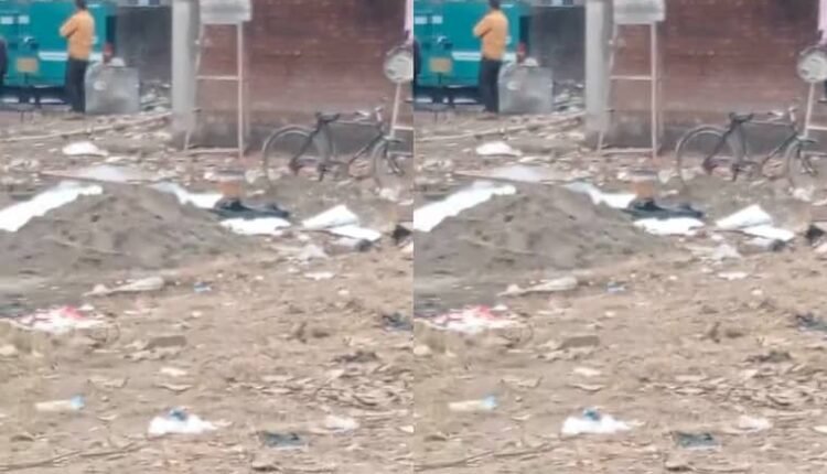 Construction is going on in Rampur Thana Civil Line area with the connivance of RDA