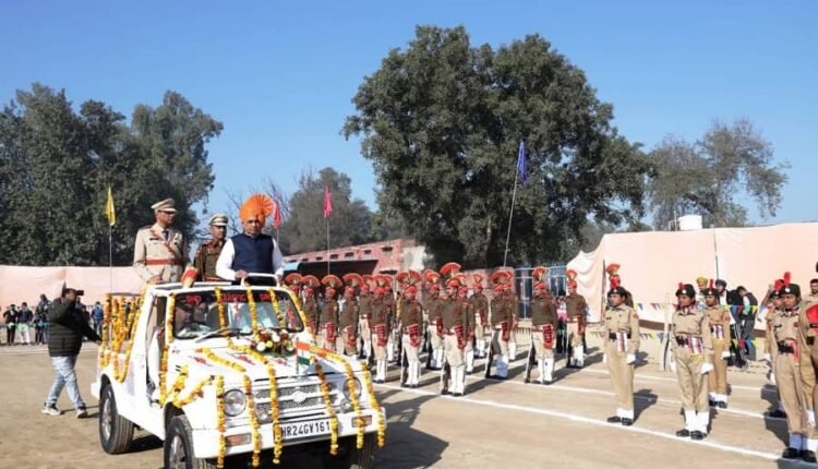 Republic Day celebrations were held with great pomp in the subdivision, NFED Chairman Karmveer Saini hoisted the national flag