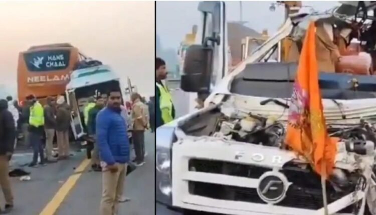Horrible road accident in Barabanki: Mini bus going to Ayodhya crashes, four dead, six injured