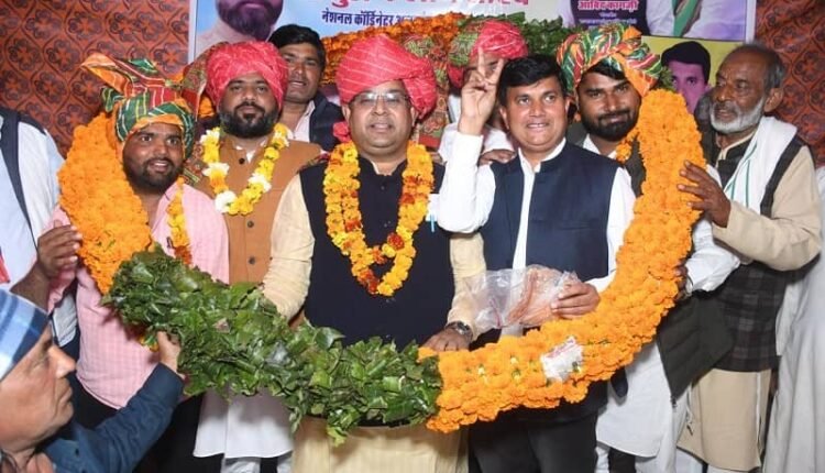 AICC gives a warm welcome to the newly appointed in-charge on his entry into Rajasthan