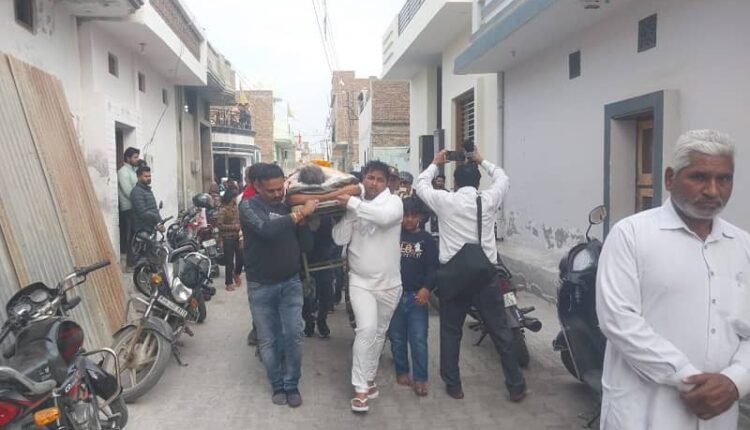 Desraj Batra of Ellenabad became a body donor, sent his body to Dehradun Medical College