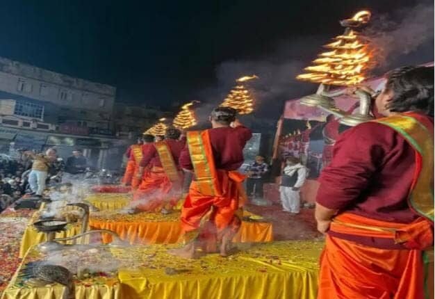 A grand event of Maha Aarti of Mother Ganga was organized in Alwar