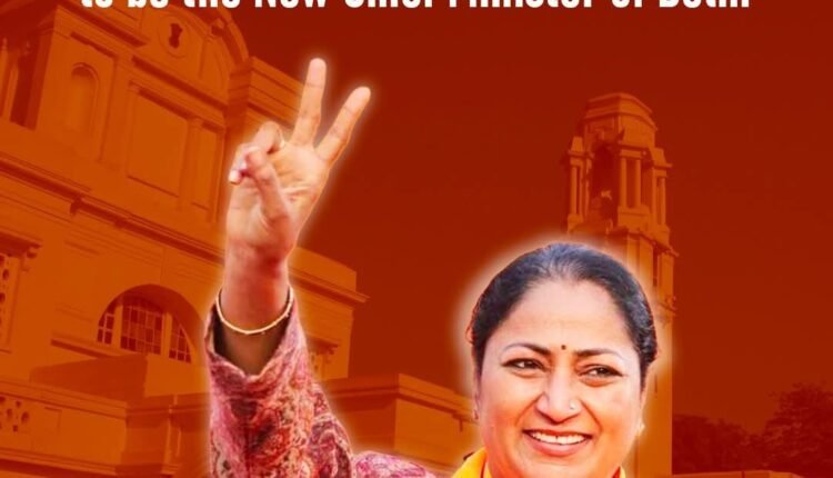 For the third time, Haryanvi got the command of the capital Delhi..