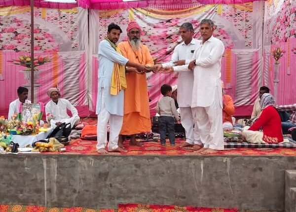 Satsang organized on the occasion of Mahashivratri at Shiv Mandir School, Kishanpura