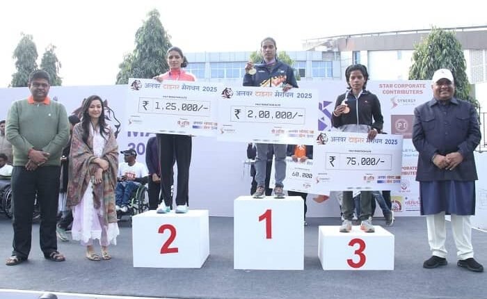 Thousands of athletes ran with enthusiasm and excitement in 'Alwar Tiger Marathon'