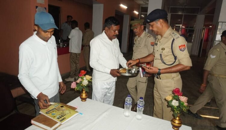 Additional Superintendent of Police, Rampur inspected the parade on Tuesday