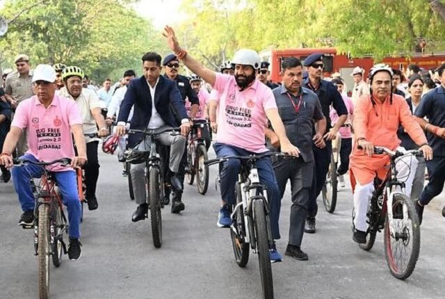 Chief Minister Naib Singh Saini took part in the cyclothon, said – Haryana will take united steps against drug addiction