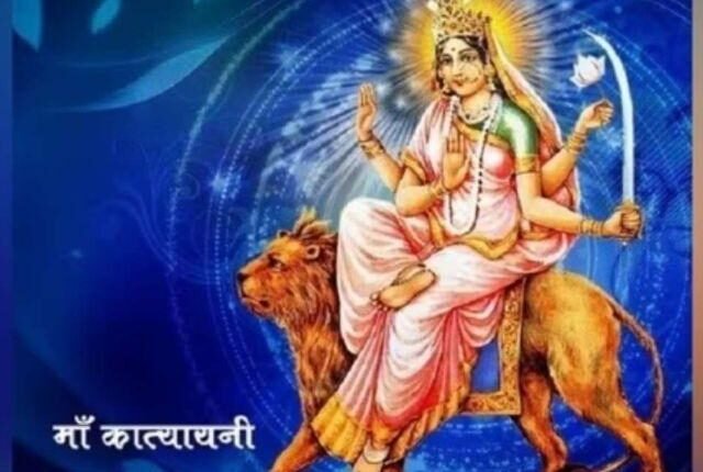 Maa Katyayani is worshipped on the sixth day of Chaitra Navratri
