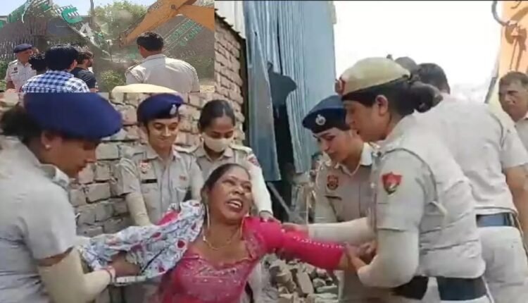 A happy home was destroyed in front of her eyes, the woman kept crying; but the yellow paw roared fiercely