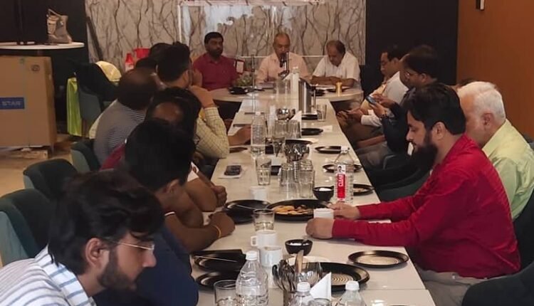 Rampur Tax Bar Association meeting presided over by Secretary Advocate PK Bhanda