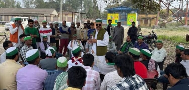 Bharatiya Kisan Union Bhanu's Panchayat concluded in the market of village Shankar