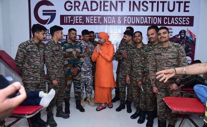 144 units of blood donated in the 56th blood donation camp for soldiers on BJP Foundation Day