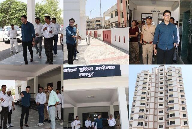 Rampur: Chief Development Officer inspected the Superintendent of Police office and police line barracks