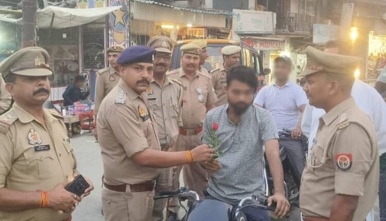 Mission Parwah Digital Road Safety Public Awareness Campaign was launched by Area Officer Swar