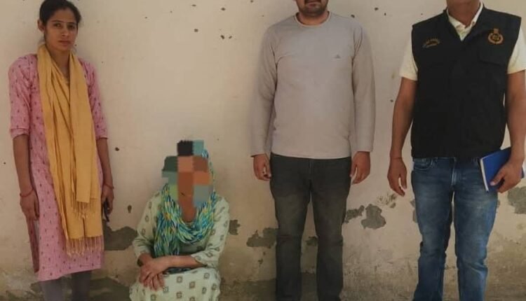 The Crime Branch Sector 85 team arrested the maid who committed the theft in the house