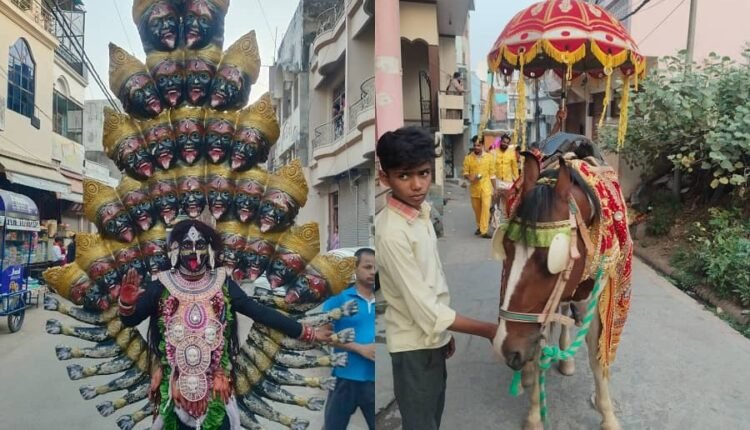 Badaun: Shobha Yatra and Sai Palki passed through various routes with great pomp