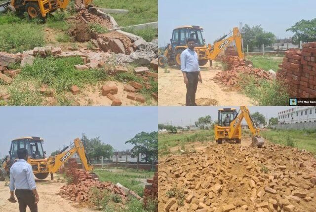 Administration's bulldozer runs on illegal colonies in Modinagar