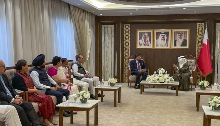 Indian MP delegation calls on Bahrain Dy PM, conveys India's stand against terrorism
