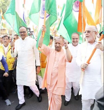 'We will not tease anyone, but if anyone teases us, we will not spare him', said CM Yogi in Tiranga Yatra