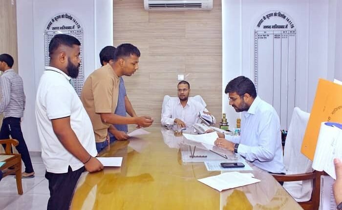 District Magistrate Deepak Meena conducted public hearing
