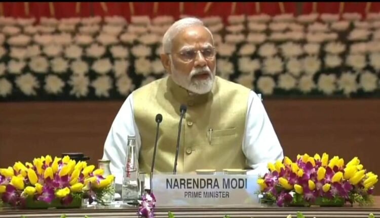 10th meeting of the Governing Council of NITI Aayog chaired by Prime Minister Narendra Modi in New Delhi on Saturday