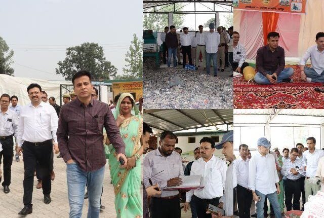 Director Amit Kumar Singh inspected the village panchayats of the aspirational development block Saidnagar