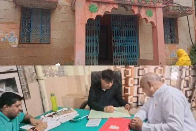 Tijara: Former Chairman Kamlesh Saini made a surprise inspection of Tijara Hospital