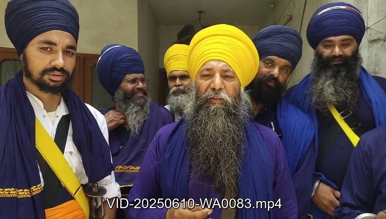 Guru Granth Sahib was lit on the first floor of the house, the reception committee was strict when liquor bottles were found below