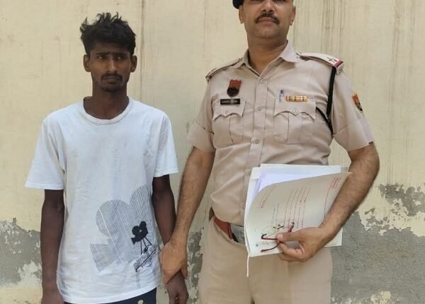 Faridabad police crackdown on illegal arms holders, one accused arrested with desi pistol