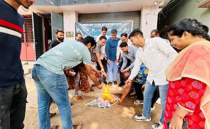 Public awareness program of Rotary Club of Patna City on No Smoking Day