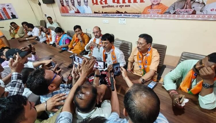 "In Rampur, Minister Kapil Dev Aggarwal counted the achievements of Modi government in 11 years"