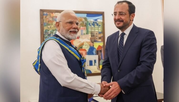 This is the honour of 140 crore Indians! PM Modi receives highest civilian honour in Cyprus