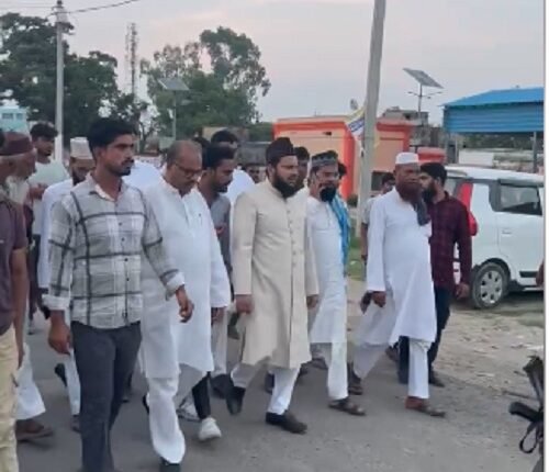Rampur MP furious over demolition of mosque and tomb in Patwai, reached the spot and expressed protest