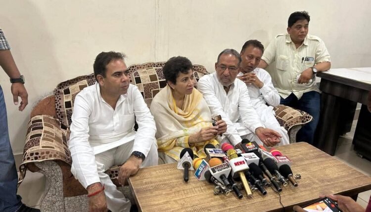 BJP takes votes by dividing the society and telling lies: Kumari Selja