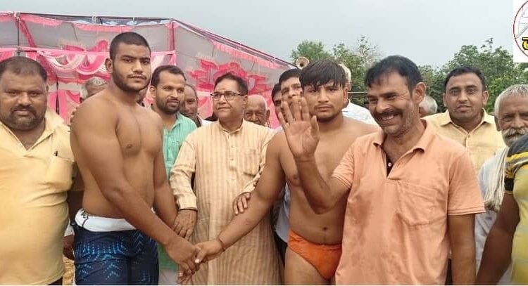 Fair organized at Durga Mata Mandir in Kasampur Khola, wrestlers defeated their opponents in two-day mega wrestling competition