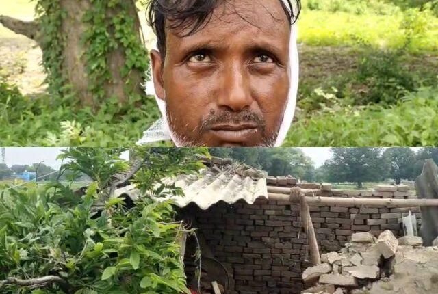 In Mirzapur, land is being illegally occupied by goons, police administration is silent