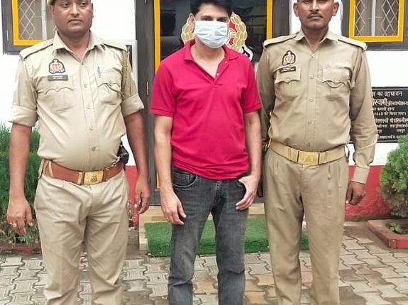 Sharafraz Ali, the accused who made fake video viral on social media, has been arrested