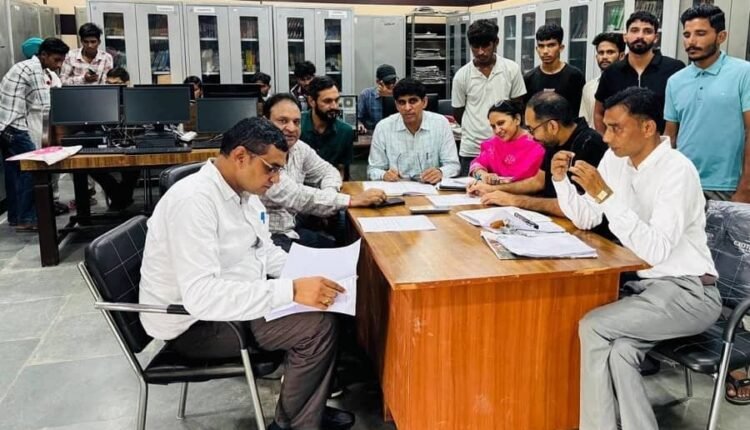 Admission process continues through physical counseling in graduate classes