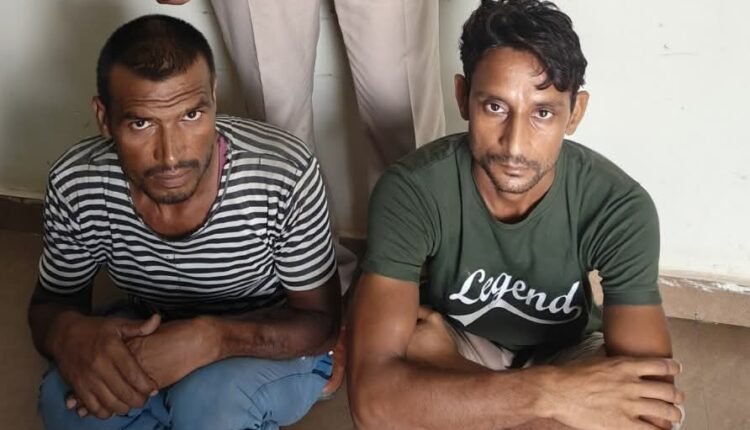 The accused who stole 583 pipes from Municipal Corporation Faridabad was arrested