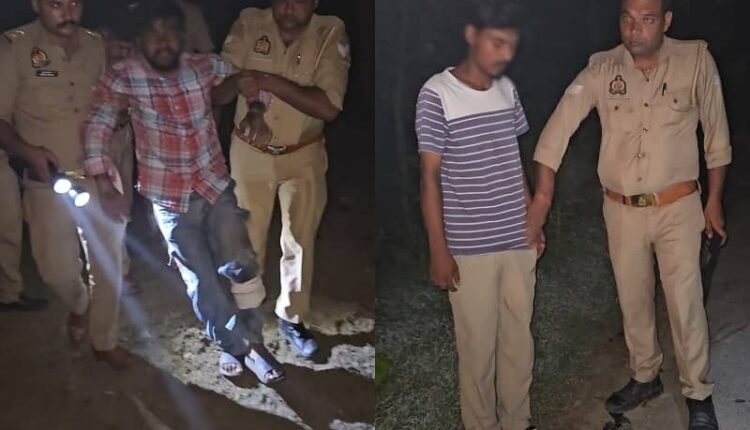 Gold earrings, silver mangalsutra, pistol and knife recovered; Injured accused admitted to district hospital