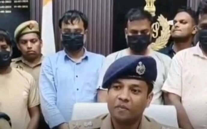 Fake SOG team arrested in Lucknow: They used to commit fraud by posing as fake police, 4 arrested including the gang leader