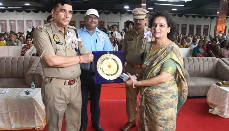 Investiture Cum Felicitation Ceremony concluded at Dayawati Modi Academy, Superintendent of Police Rampur was the chief guest