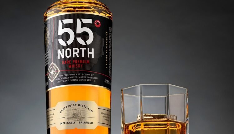 उत्तर भारत में प्रीमियम स्वाद का नया सफर; उत्तराखंड में लॉन्च हुई 55°नॉर्थ व्हिस्की