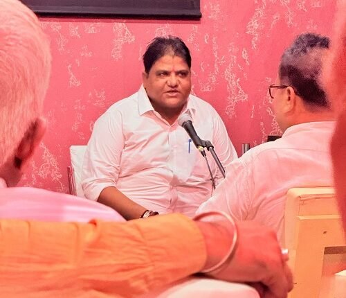 Shravan Prajapati became the district president of Haryana Union of Working Journalists Union