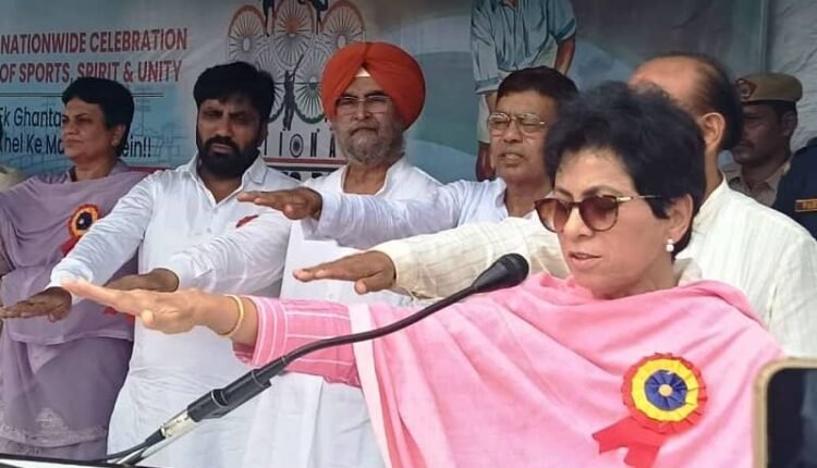 It is our responsibility to keep the young generation away from addiction and connect them with sports: MP Kumari Selja