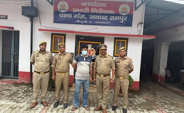 Rampur police's big success: Criminal with a bounty of Rs 25,000 arrested