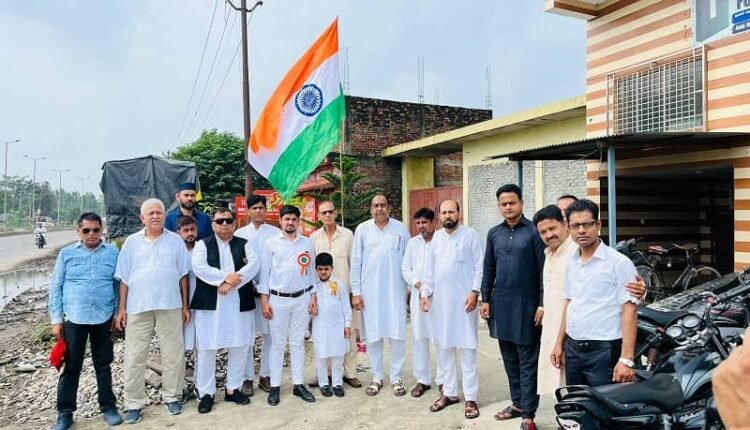 We celebrated Independence Day by hoisting the flag at Ekta Manch office